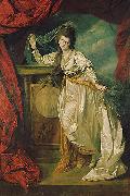 Johann Zoffany Portrait of female oil